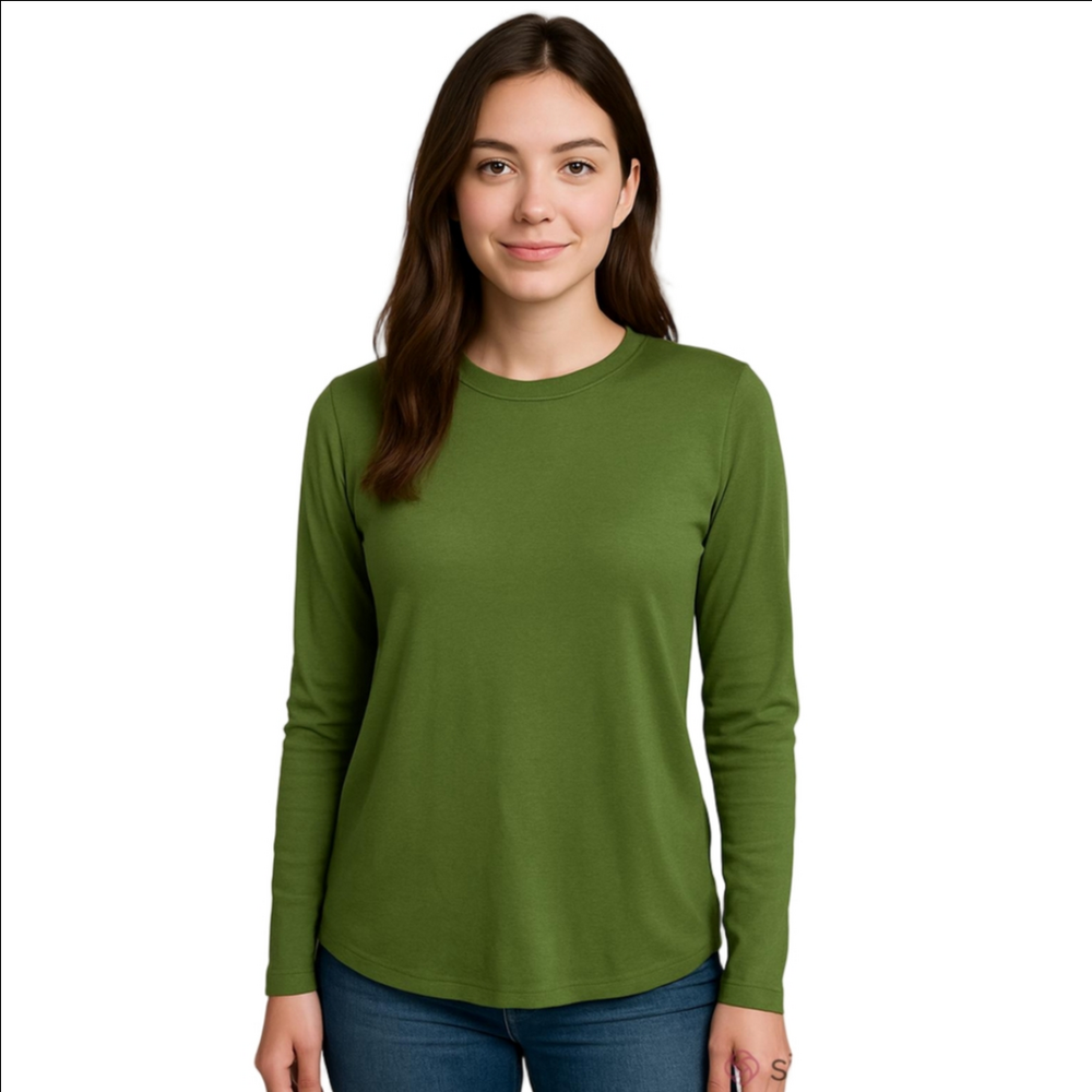 H by Halston Essentials Knit Top XXS Kelly Green